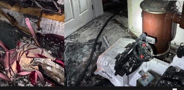 Çünür Mahallesinde Dün Gece Çıkan Yangın Korkuttu