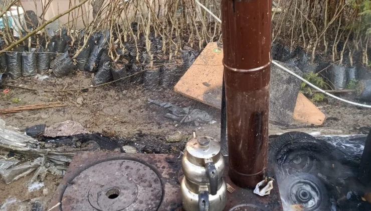 Isparta Hızırbey Mahallesi’nde Çiçekçide Yangın Çıktı