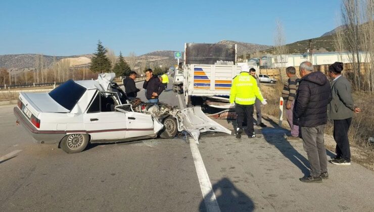 Eğirdir Yolunda Korkunç Kaza
