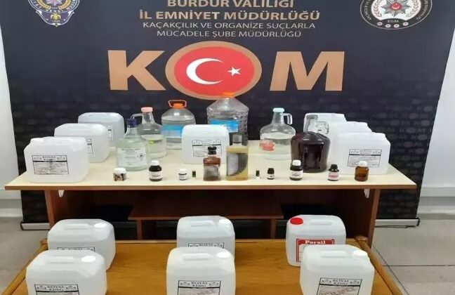 Burdur’da Sahte İçki Operasyonu: 8 Şüpheliye Adli İşlem