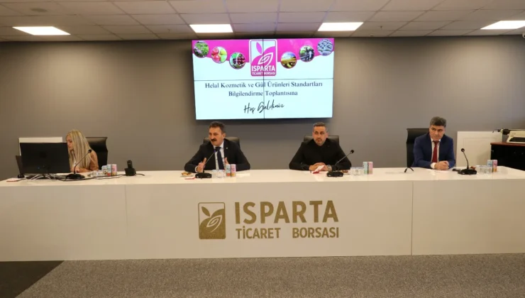 Isparta’nın Gül Sektörü İçin Helal Belgesi Bilgilendirme Toplantısı Düzenlendi