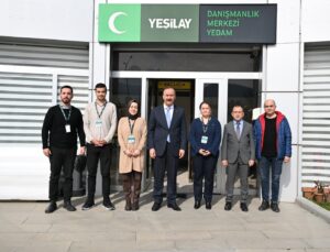 Vali Erin’den Isparta YEŞİLAY’a ziyaret