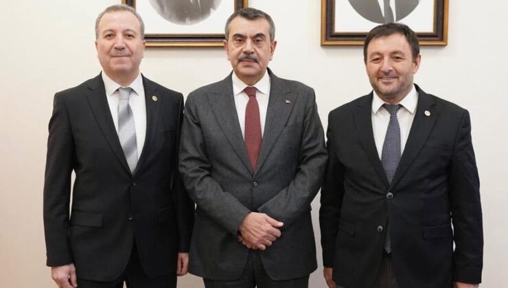 Isparta Milletvekilleri Mehmet Uğur Gökgöz ve Osman Zabun, Milli Eğitim Bakanı Yusuf Tekin’i Ziyaret Etti