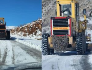 Yalvaç-Sağır-Karamık-Çay Yolu Karla Mücadele Sonrası Yeniden Açıldı