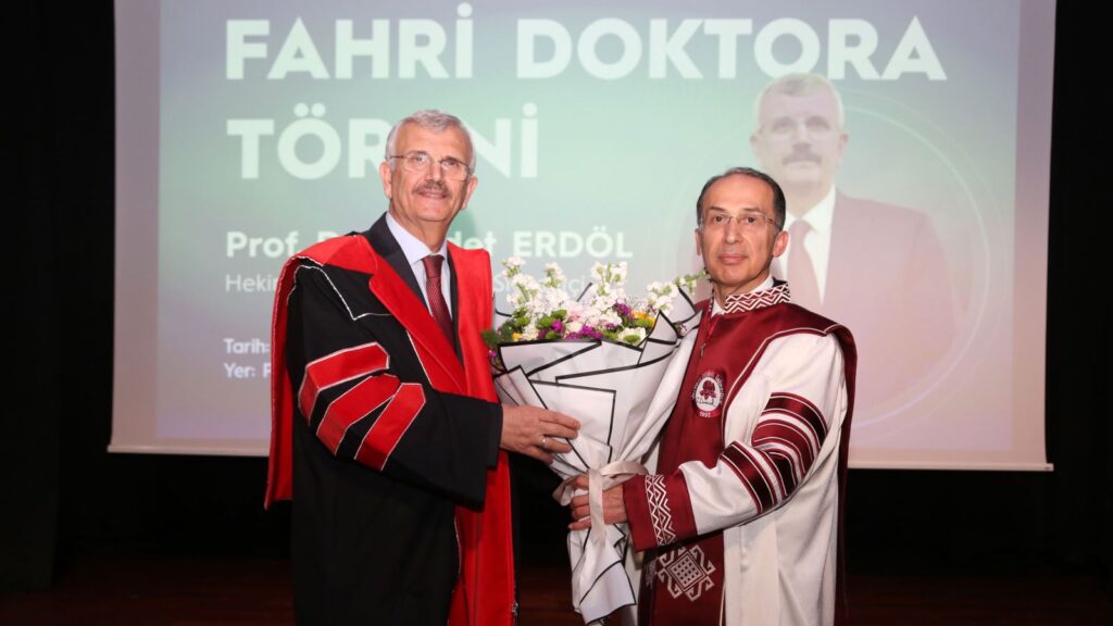 Prof. Dr. Cevdet Erdöl’e SDÜ’den Fahri Doktora Unvanı 2 12