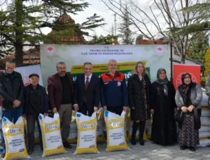 Isparta’da Aspir Yetiştiriciliği Projesi Kapsamında 7.500 Dekar Alanda Tohum Dağıtımı Yapıldı