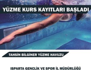 Isparta Yeni Dönem Yüzme Kursu Kayıtları Başlıyor