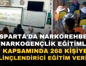 Isparta’da “Narkorehber” ve “Narkogençlik” Eğitimleri Devam Ediyor: 268 Kişiye Bilinçlendirici Eğitim Verildi