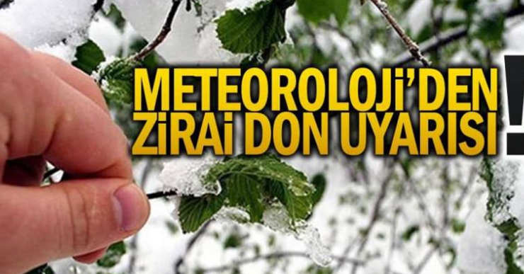 Isparta Çiftçilerine Zirai Don Uyarısı: Soğuk Hava Dalgası Başlıyor