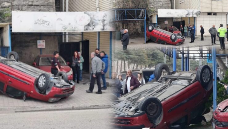 Eğirdir’de Feci Kaza: Otomobil Takla Attı, 2 Yaralı