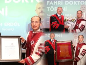 Prof. Dr. Cevdet Erdöl’e SDÜ’den Fahri Doktora Unvanı