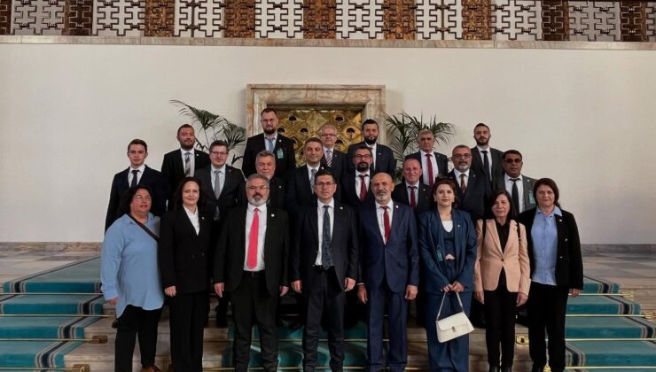 CHP İl Başkanı Hasan Karaca ve Ekibi, Vekil Halıcı’yı Ziyaret Etti