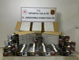 Isparta’da Kaçak Makaron Operasyonu: 60 Bin Adet Ele Geçirildi