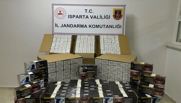 Isparta’da Kaçak Makaron Operasyonu: 60 Bin Adet Ele Geçirildi