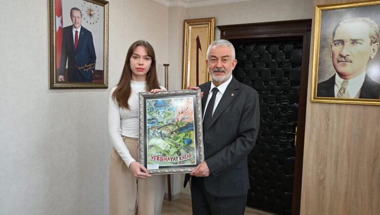 Isparta Belediye Başkanı Şükrü Başdeğirmen, Türkiye İkincisi Nisa Ceylin Falay’ı Ağırladı