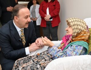 Vali Abdullah Erin, Huzurevlerinde Devletin Şefkatli Yüzünü Gösterdi