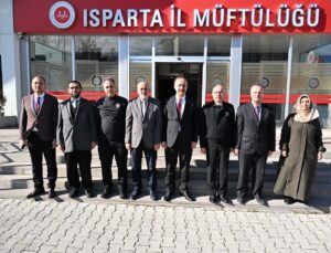 Vali Abdullah Erin’den Isparta İl Müftülüğüne Ziyaret: Ramazan Ayı Hizmetleri ve Teşekkür