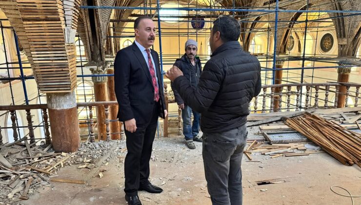 Isparta Ulu Camii Restorasyon Çalışmaları Devam Ediyor: Vali Abdullah Erin Yerinde İnceledi