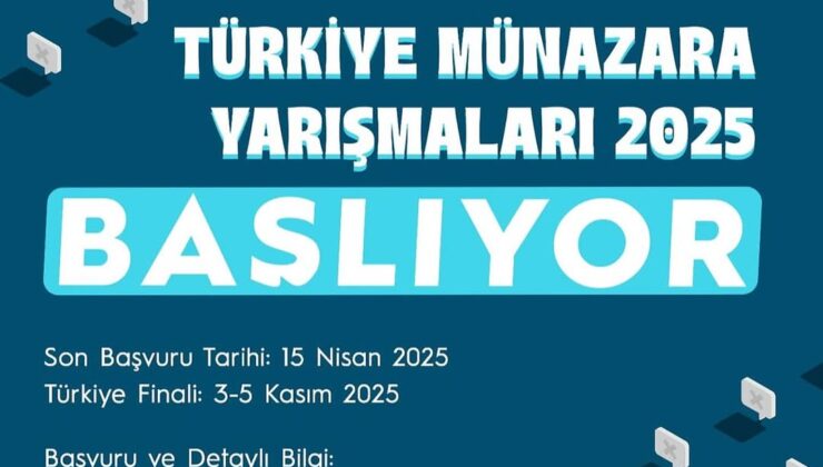 Türkiye Münazara Yarışmaları 2025 Başlıyor! Gençler, Mikrofon Sizin! Son Başvuru Tarihini Kaçırmayın