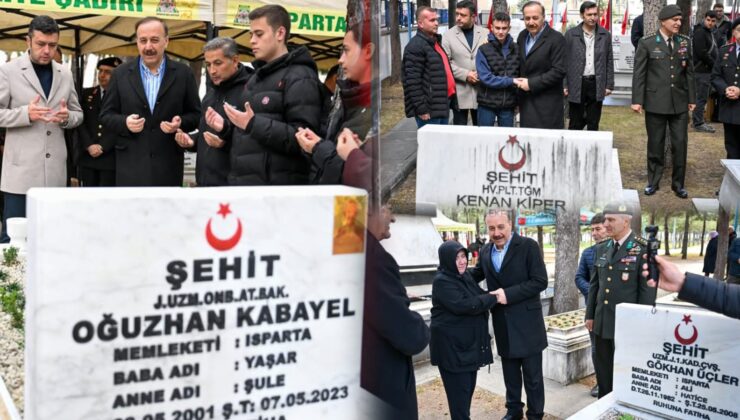 Vali Abdullah Erin’den Şehit Kabirlerine Ziyaret