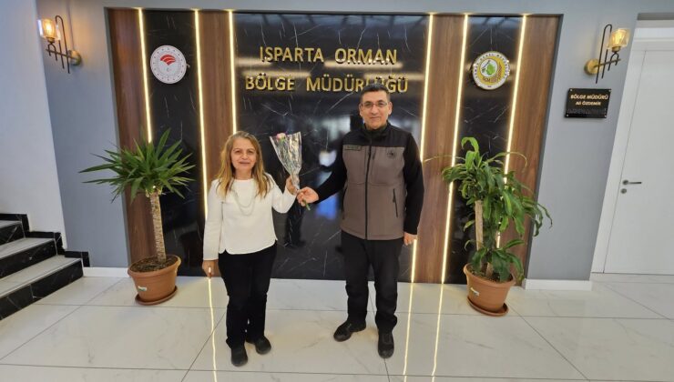 Isparta Orman Bölge Müdürlüğü Çalışan Kadın Personel’ini Unutmadı