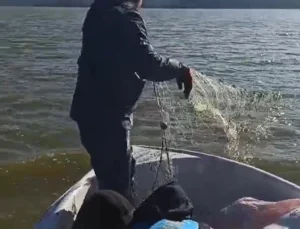 Kovada Gölü’nde Kaçak Avcılıkla Mücadele: 600 Metre Uzatma Ağına El Konuldu