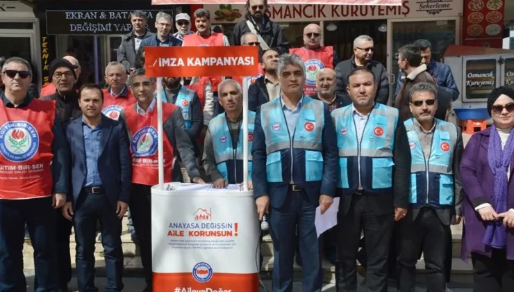 Isparta Memur-Sen’den Aile Değerlerini Koruma İçin İmza Kampanyası