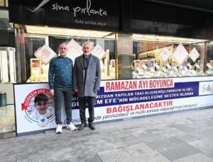 Şal Kuyumculuk’tan Görkem Efe’ye Destek: Ramazan Ayı Boyunca Bağış Kampanyası