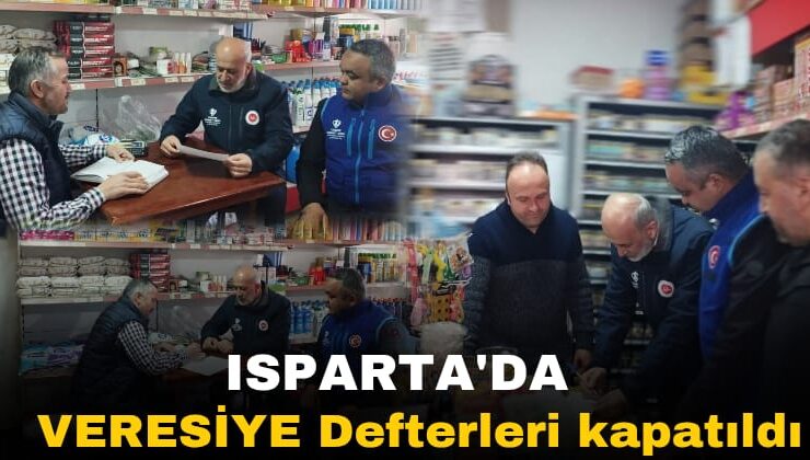 Isparta’da Zimem Defteri Geleneği Devam Ediyor: Veresiye Defterleri Kapatıldı