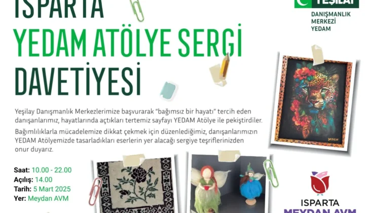 YEDAM Bağımlılıkla Mücadele Sergisi Sanatseverlerle Buluşuyor