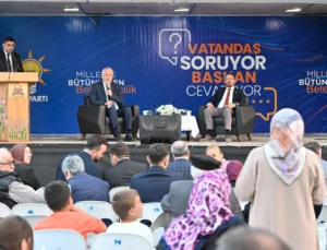 Başkan Başdeğirmen Gülistan Mahallesi’nde Vatandaşlarla Buluştu Sorulara Cevap Verdi
