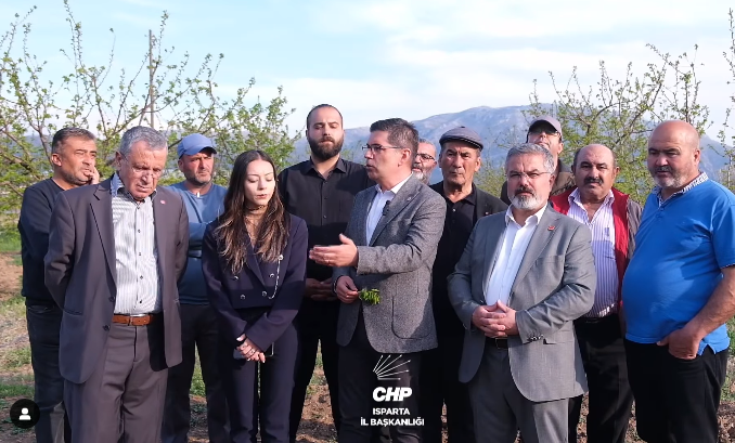 CHP Isparta'dan İktidara Sert Eleştiri: "Isparta Zirai Don Felaketinde Yok Sayılıyor!" Chp 1