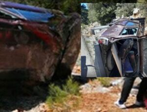 Isparta’da Freni Patlayan Otomobil Takla Attı: 3 Yaralı