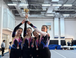Hızırbey Ortaokulu Küçük Kızlar Jimnastik Takımı İl İkincisi Oldu!