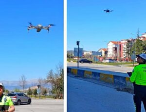 Isparta’da Drone Destekli Trafik Denetiminde Kırmızı Işık İhlalleri Tespit Edildi