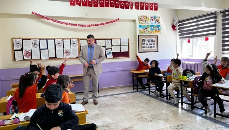 İl Milli Eğitim Müdürü Recai Ocak’tan Atatürk İlkokulu ve Ortaokulu’na Ziyaret