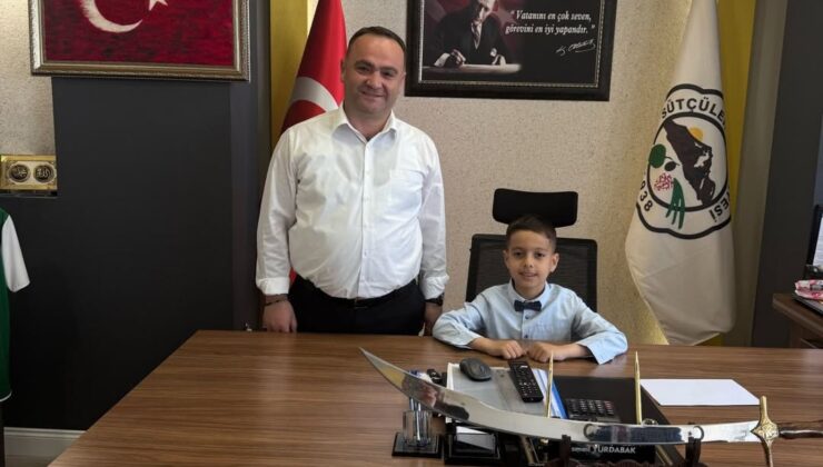 Sütçüler Belediyesi’nden 23 Nisan’a Özel Etkinlik: Başkanlık Koltuğu Öğrenciye Devredildi​