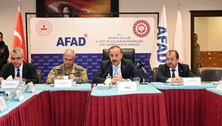 Isparta’da Afet Hazırlıkları Gözden Geçirildi: Vali Erin’den Riskli Yapılar İçin Acil Eylem Çağrısı