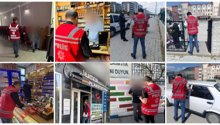 Isparta’da Çocukların Güvenliği İçin Şok Uygulama: Okul Çevrelerinde Yoğun Denetim