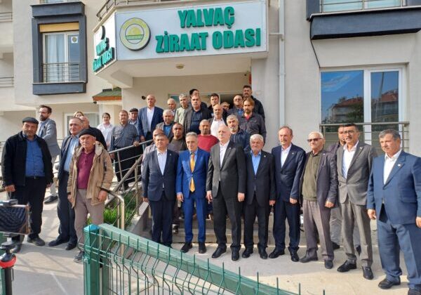 TZOB Başkanı Bayraktar’dan Yalvaç’ta Don Mağduru Çiftçilere Destek Ziyareti