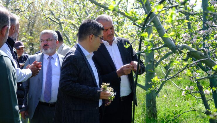 CHP’li Halıcı’dan Gelendost’taki Don Felaketi Sonrası İnceleme ve Destek Ziyareti