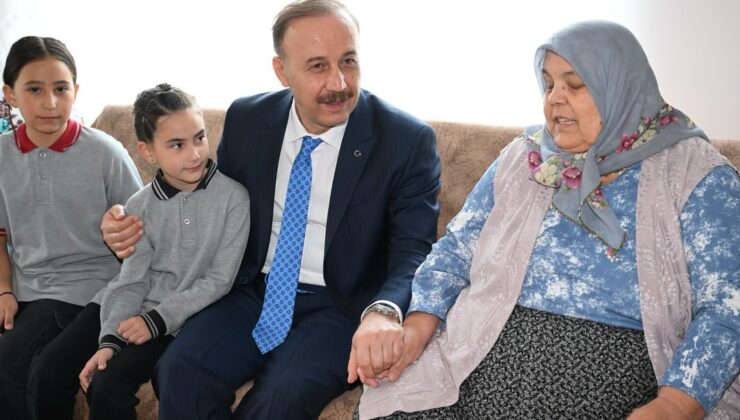 Vali Erin’den Şehit Hüseyin Avni Korkmaz’ın Ailesine Ziyaret