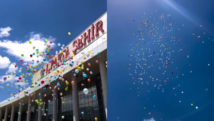 Isparta’da Kanseri Yenen Çocuklar İçin Balonlar Bırakıldı