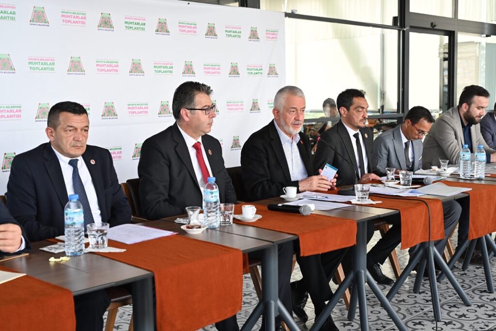 Başdeğirmen Muhtarlarla Isparta’nın Yol Haritasını Konuştu b2