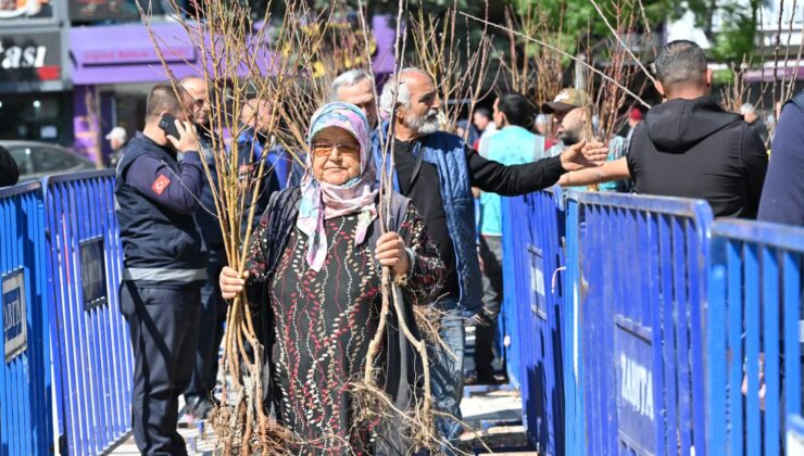 Isparta Belediyesi Ücretsiz 15 Bin Meyve Fidanını Vatandaşlara Ulaştırdı Toplam 195 Bin Adet Fidan Ispartalılara Dağıtıldı