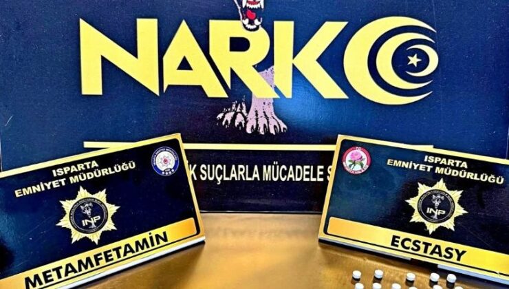 Isparta Girişinde Uyuşturucu Operasyonu: Ecstasy ve Metamfetamin Ele Geçirildi