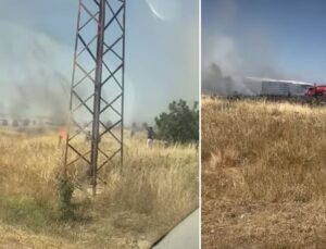 Yalvaç’ta Ot Yangını Panik Yarattı: Sanayi Sitesine Sıçramadan Kontrol Altına Alındı