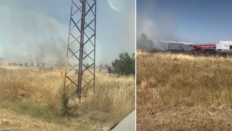 Yalvaç’ta Ot Yangını Panik Yarattı: Sanayi Sitesine Sıçramadan Kontrol Altına Alındı