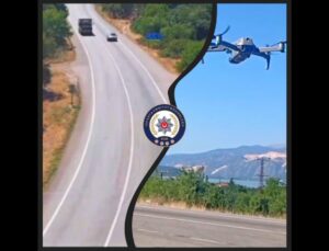 Isparta’da Drone Destekli Trafik Denetimi: Kural İhlali Yapan Sürücülere Ceza Uygulandı