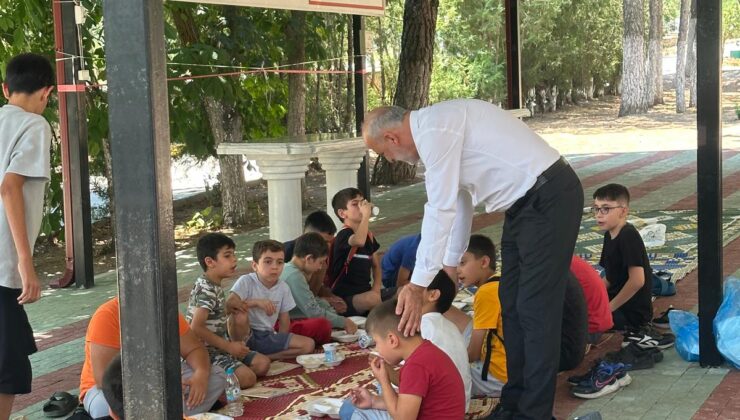 İl Müftüsü Muharrem Biçer’den Asrimezarlık Yaz Kur’an Kursuna Ziyaret